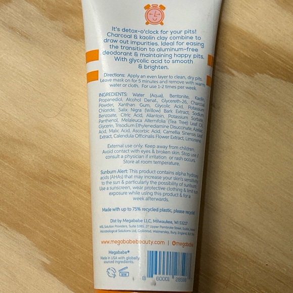 Megababe Happy Pits‎ Detoxifying Underarm Mask - Picture 2 of 2